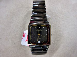 Armbanduhr schwarz Philip Persio