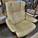 Relaxsessel Fernsehsessel Ekornes Leder hell Sessel