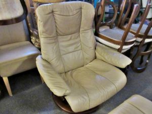 Relaxsessel Fernsehsessel Ekornes Leder hell Sessel