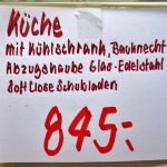 Einbauküche creme 310