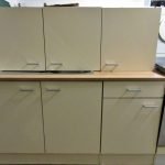 Einbauküche creme 210