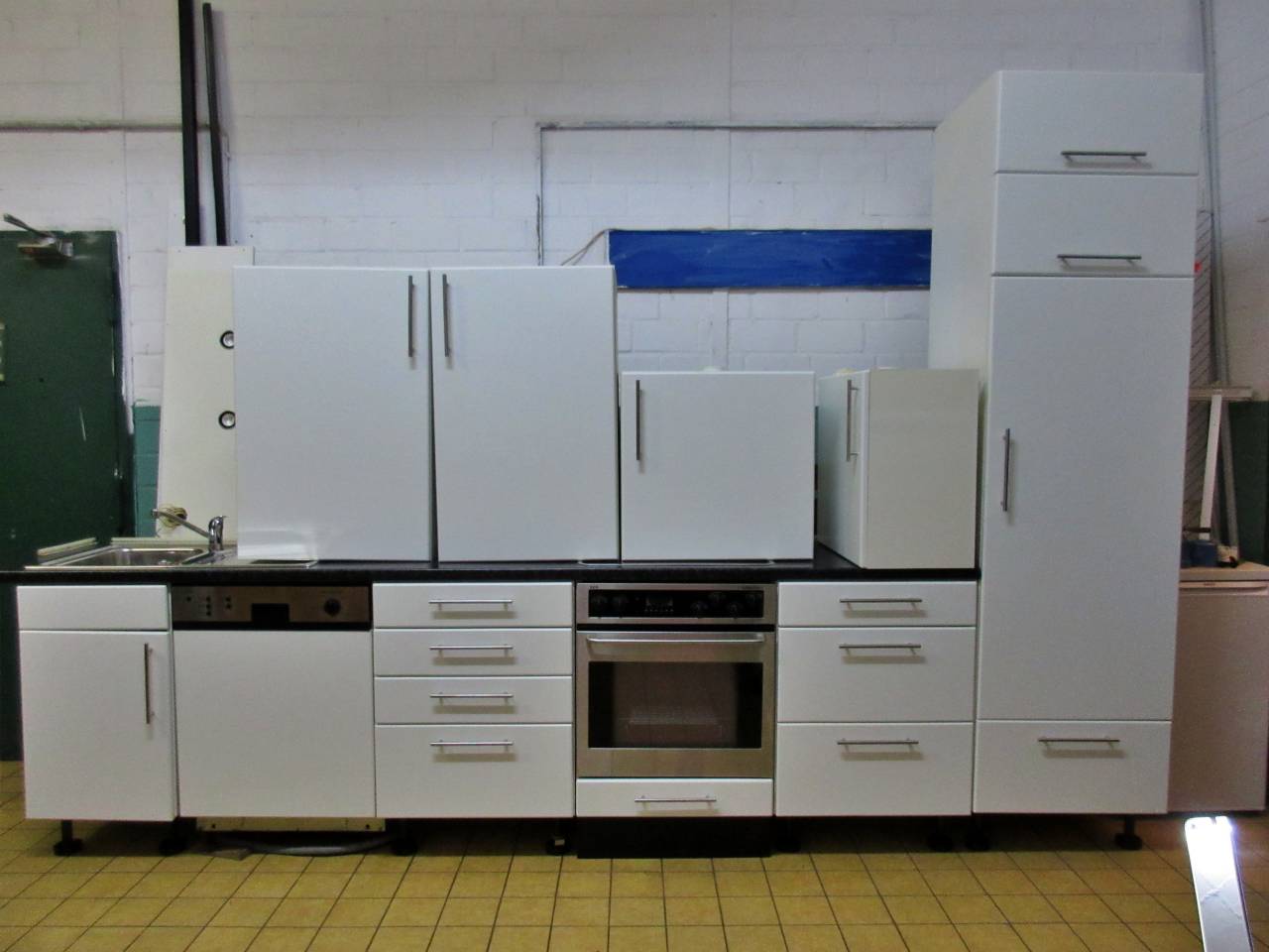 Einbauküche weiss 345