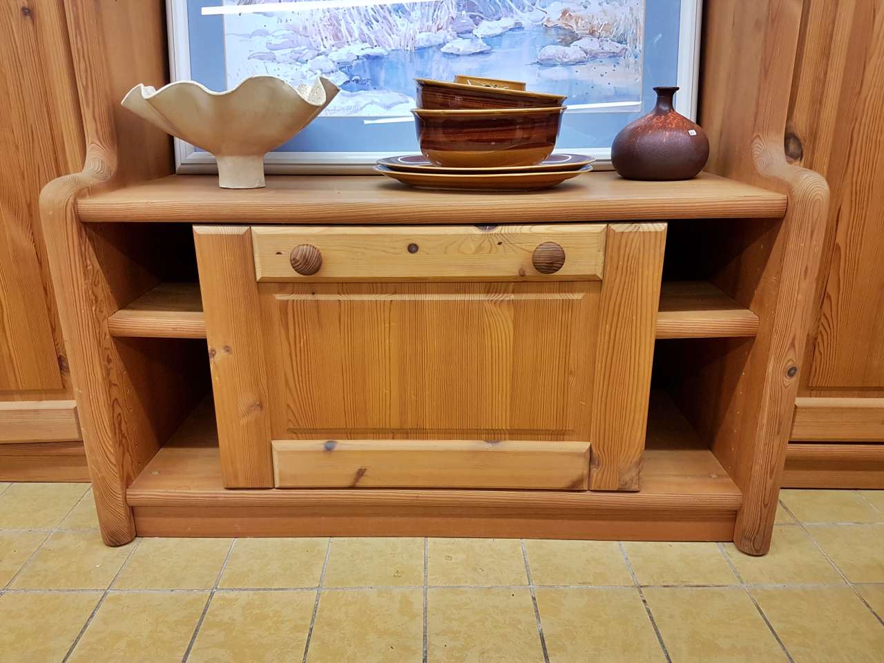 Die gute Tat Wohnwand Kiefer Fernsehboard