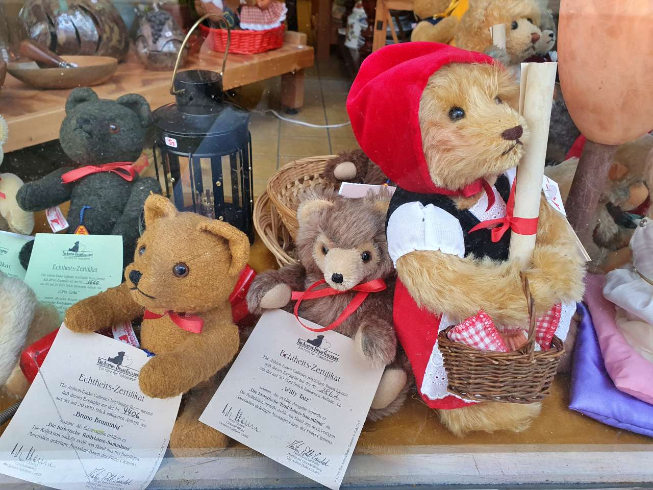 Teddybären von Ashton Drake, Hermann, Spiegelburg, Raby und Steiff 01